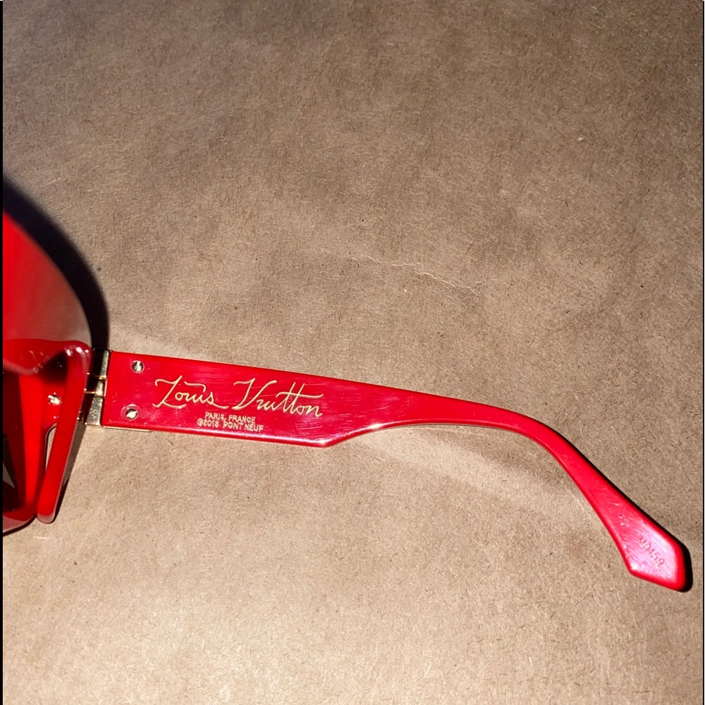 Louis Vuitton 1.1 Millionaire Red Sunglasses - Picture 6 of 10